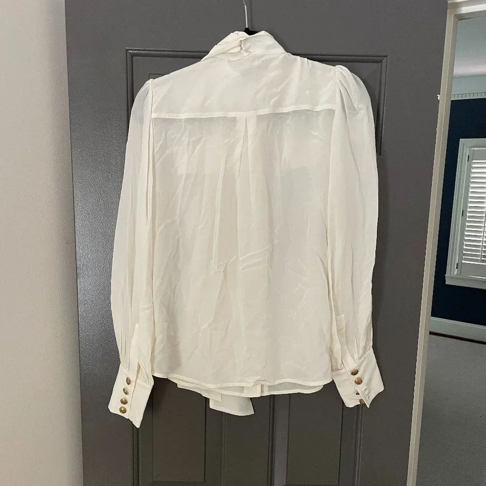 NWT Zimmermann Crepe Utility Shirt, size 1 - Picture 5 of 6